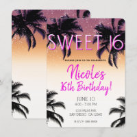 Aloha Hawaii Hawaiian Island Summer Sweet 16