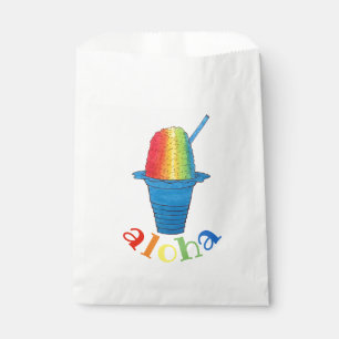 ALOHA Hawaii Hawaiian Rainbow Shave Shaved Ice Geschenktütchen