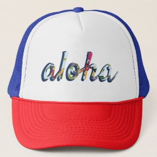 Aloha Hawaii Hawaiian Surfer Truckerkappe