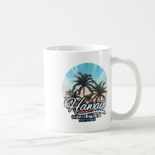 Aloha Hawaii Hawaiian T-Shirt Beach Vacacation Cos Kaffeetasse