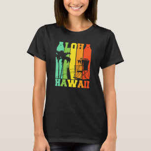 Aloha Hawaii hawaiianische Palm Beach Vintage-Surf T-Shirt