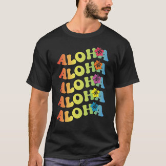 Aloha Hawaii Hibiskus Blume T - Shirt
