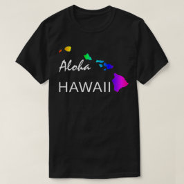 ALOHA - HAWAII-INSELN NEON RAINBOW T-Shirt