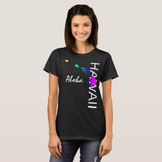 ALOHA - HAWAII-INSELN NEON RAINBOW T-Shirt