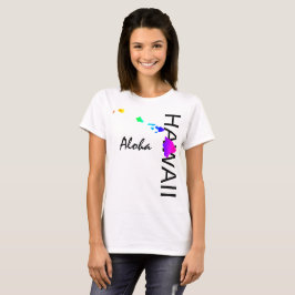 ALOHA - HAWAII-INSELN NEON RAINBOW T-Shirt