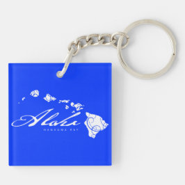 Aloha Hawaii-Inseln Schlüsselanhänger