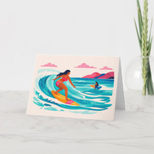 Aloha Hawaii Kunst Surfer leer innen