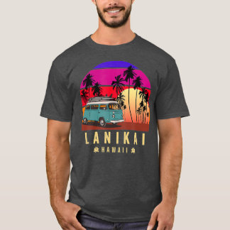Aloha Hawaii Lanikai Surf Van Vintag Hawaiian T-Shirt