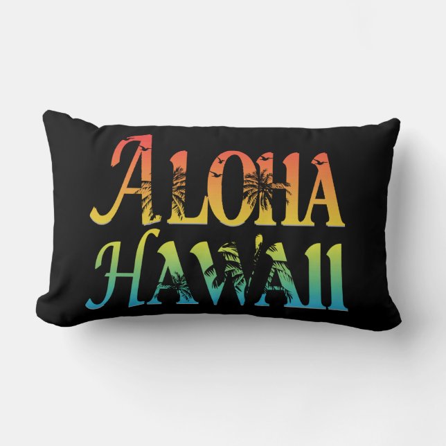 Aloha Hawaii Lendenkissen (Vorderseite)