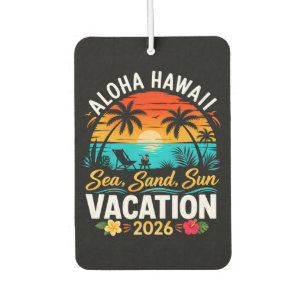 Aloha Hawaii Meer Sand Sonne 2026 Autolufterfrischer