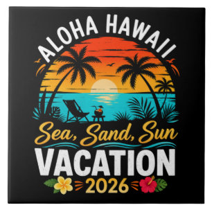 Aloha Hawaii Meer Sand Sonne 2026 Fliese