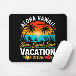 Aloha Hawaii Meer Sand Sonne 2026 Mousepad