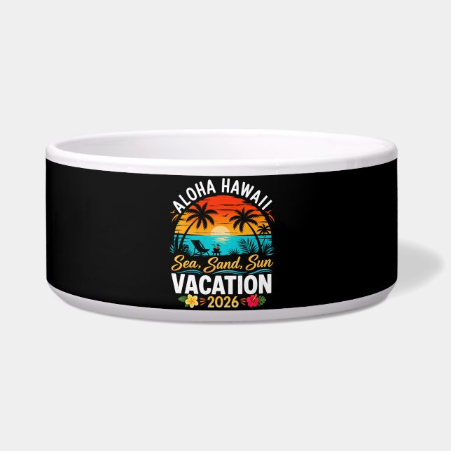 Aloha Hawaii Meer Sand Sonne 2026 Napf (Vorderseite)