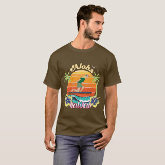 Aloha hawaii mit Hibiskus-Blume T-Shirt
