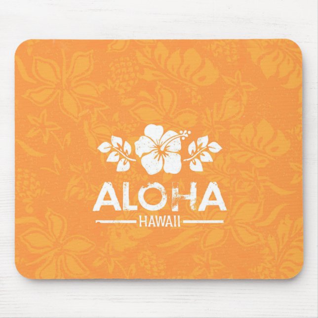 Aloha Hawaii Mouse Pad Mousepad (Vorne)