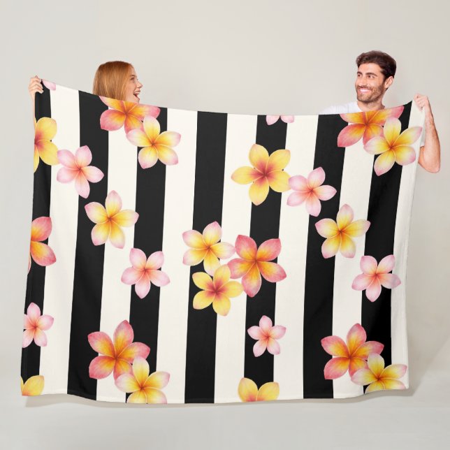 Aloha-Hawaii-Musterdruck Fleecedecke (Beispiel)