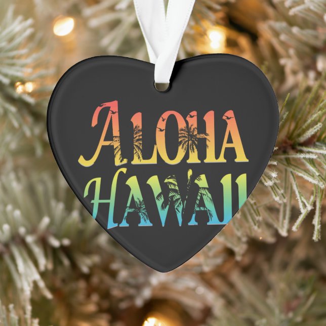 Aloha Hawaii Ornament (Baum)