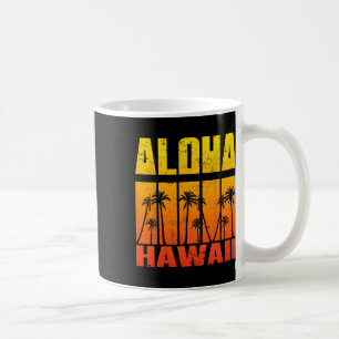 Aloha Hawaii Palme Tropisch Hawaiianische Insel Re Kaffeetasse
