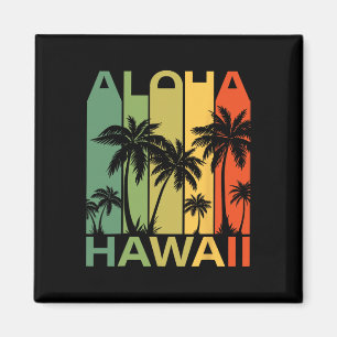 Aloha Hawaii Palme Tropisch Hawaiianische Insel Re Magnet