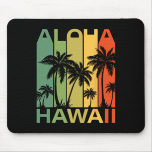 Aloha Hawaii Palme Tropisch Hawaiianische Insel Re Mousepad