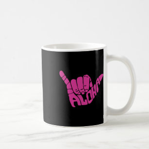 Aloha Hawaii Palmen Hawaiianische Insel Strand Sur Kaffeetasse