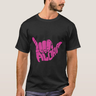 Aloha Hawaii Palmen Hawaiianische Insel Strand Sur T-Shirt