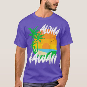 Aloha Hawaii passend zu hawaiianischen Outfits für T-Shirt