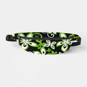 ALOHA HAWAII PATTER IN SCHWARZ/LIMON BAUCHTASCHE