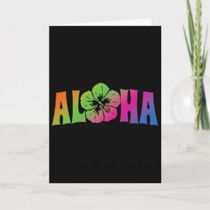 Aloha Hawaii Reise Sommerurlaub Frauen Mädchen Str Karte
