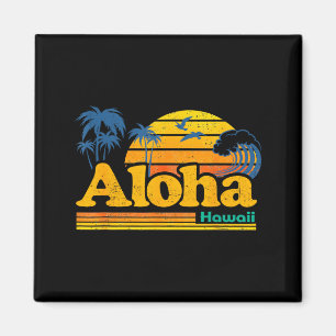 Aloha Hawaii - Retro-Sommerferien Palm Beach Magnet