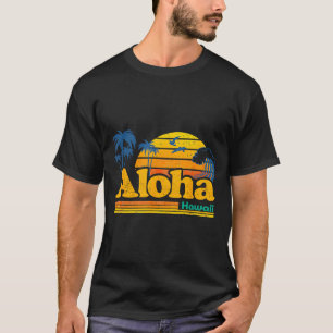 Aloha Hawaii - Retro-Sommerferien Palm Beach T-Shirt
