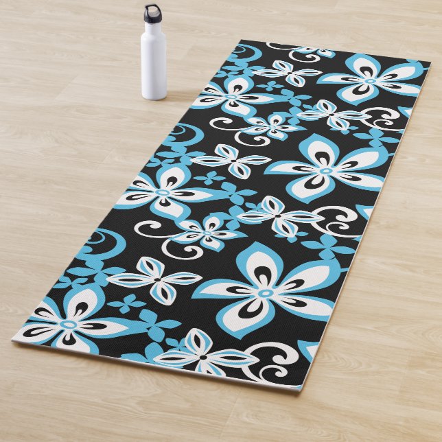 ALOHA HAWAII (SCHWARZ/BLAU) YOGAMATTE (Beispiel)