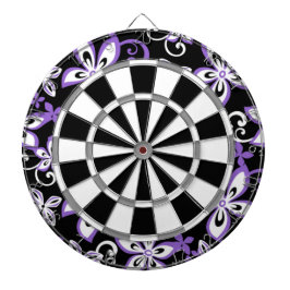 ALOHA HAWAII (SCHWARZ/LILA) DARTSCHEIBE