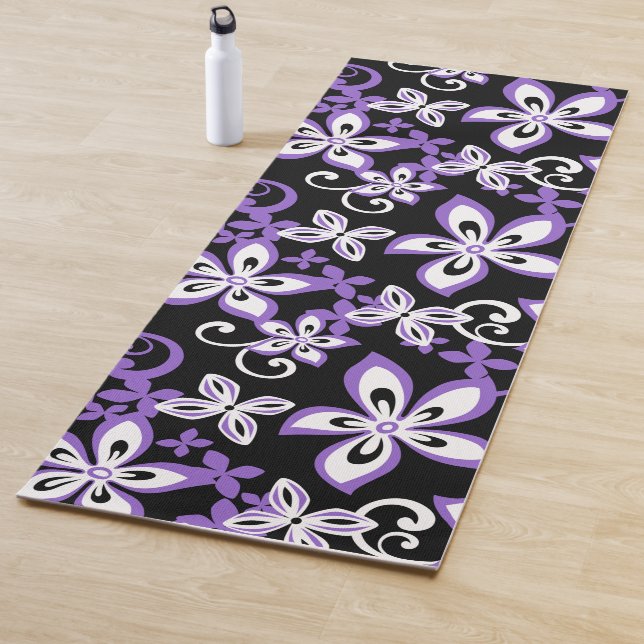 ALOHA HAWAII (SCHWARZ/LILA) YOGAMATTE (Beispiel)