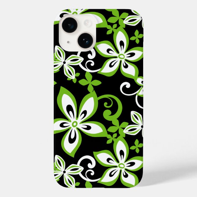 ALOHA HAWAII (SCHWARZ/LIMON) Fall iPhone Case-Mate Case-Mate iPhone Hülle (Rückseite)
