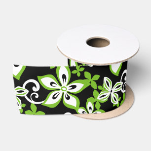 ALOHA HAWAII (SCHWARZ/LIMON) SATIN RIBBON SATINBAND