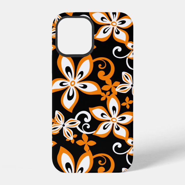ALOHA HAWAII (SCHWARZ/ORANGE) iPhone HÜLLE (Rückseite)