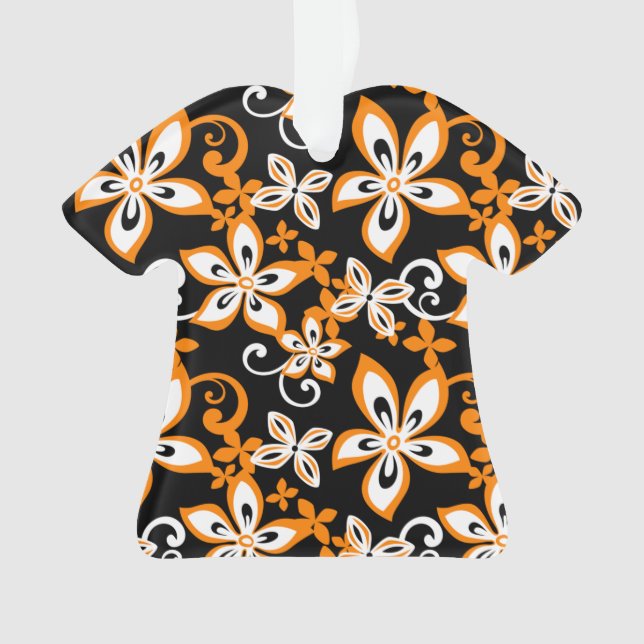 ALOHA HAWAII (SCHWARZ/ORANGE) ORNAMENT (Vorderseite)