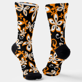ALOHA HAWAII (SCHWARZ/ORANGE) SOCKEN