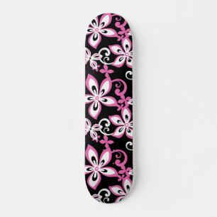 ALOHA HAWAII (SCHWARZ/PINK) SKATEBOARD