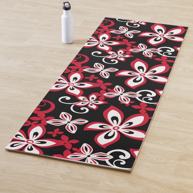 ALOHA HAWAII (SCHWARZ/ROT) YOGAMATTE (Beispiel)
