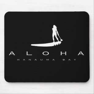 Aloha Hawaii Stand Up Paddling Mousepad