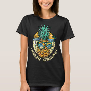 Aloha Hawaii Strände Hawaii Surfen und Ananas T-Shirt