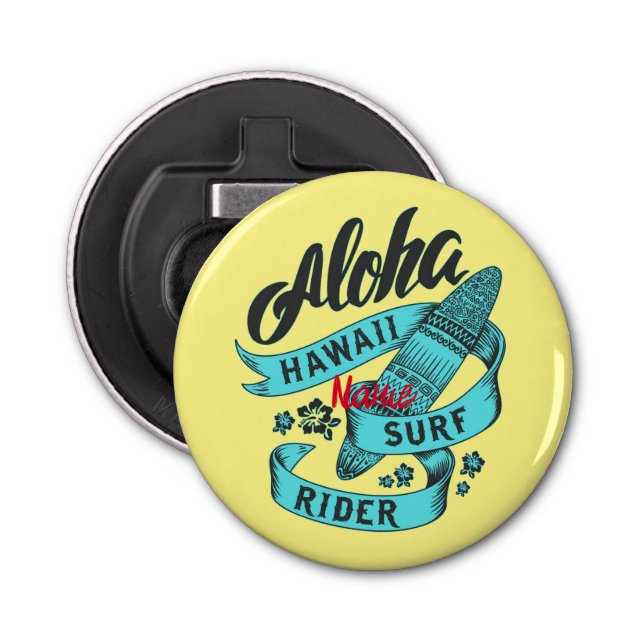 Aloha Hawaii Surf Rider Thunder_Cove Flaschenöffner (Vorderseite)