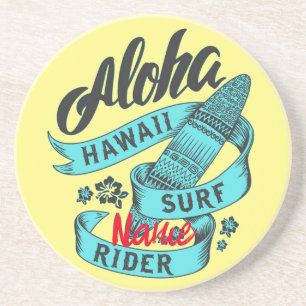 Aloha Hawaii Surf Rider Thunder_Cove Getränkeuntersetzer