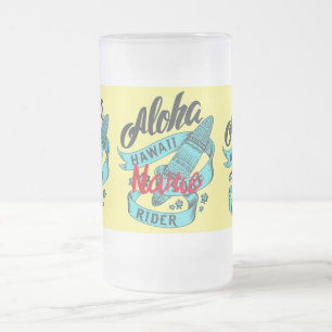 Aloha Hawaii Surf Rider Thunder_Cove Mattglas Bierglas