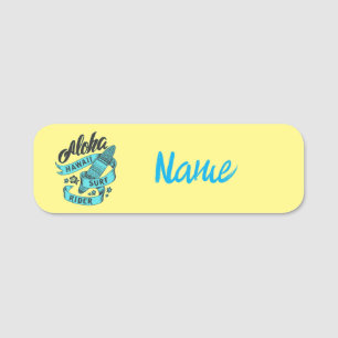 Aloha Hawaii Surf Rider Thunder_Cove Namensschild
