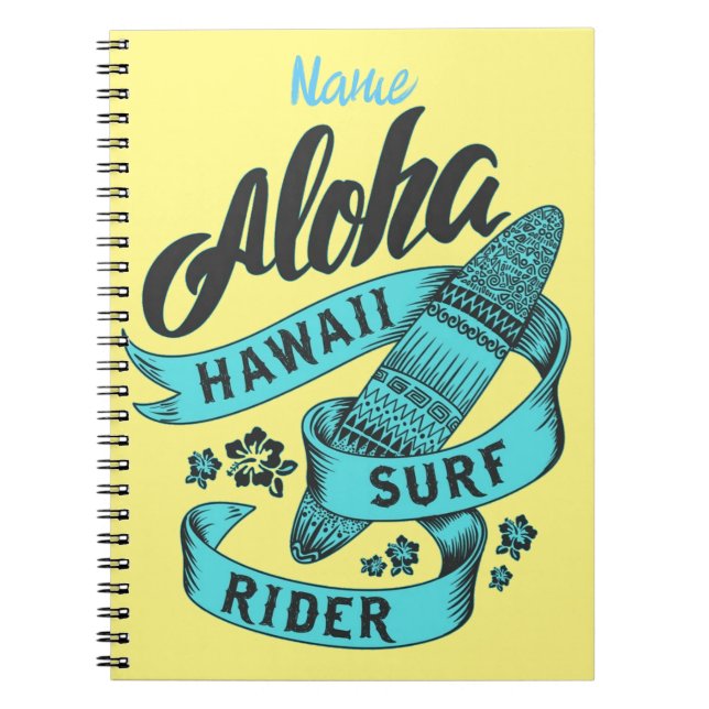 Aloha Hawaii Surf Rider Thunder_Cove Notizblock (Vorderseite)