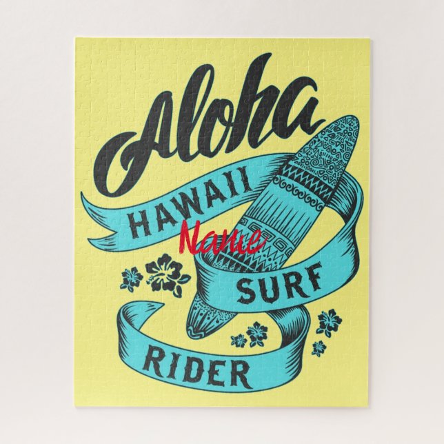 Aloha Hawaii Surf Rider Thunder_Cove Puzzle (Vertikal)