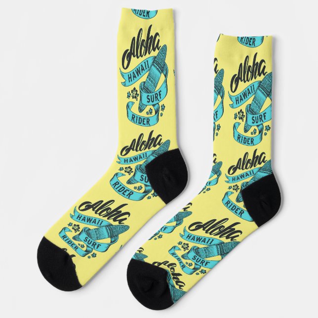 Aloha Hawaii Surf Rider Thunder_Cove  Socken (Linkes Detail)